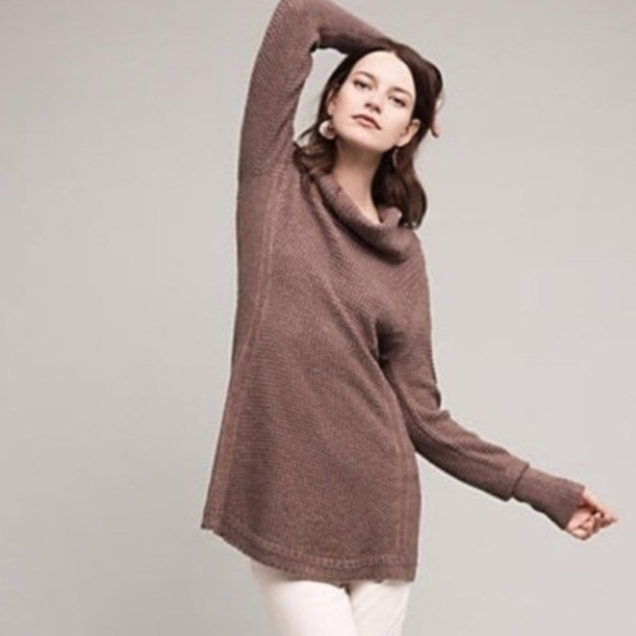 NWT Anthropologie Rosie Cowlneck Pullover - Picture 2 of 2